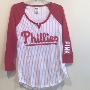 VS PINK Phillies Baseball Tee